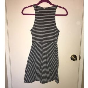 Striped Skater Style Dress